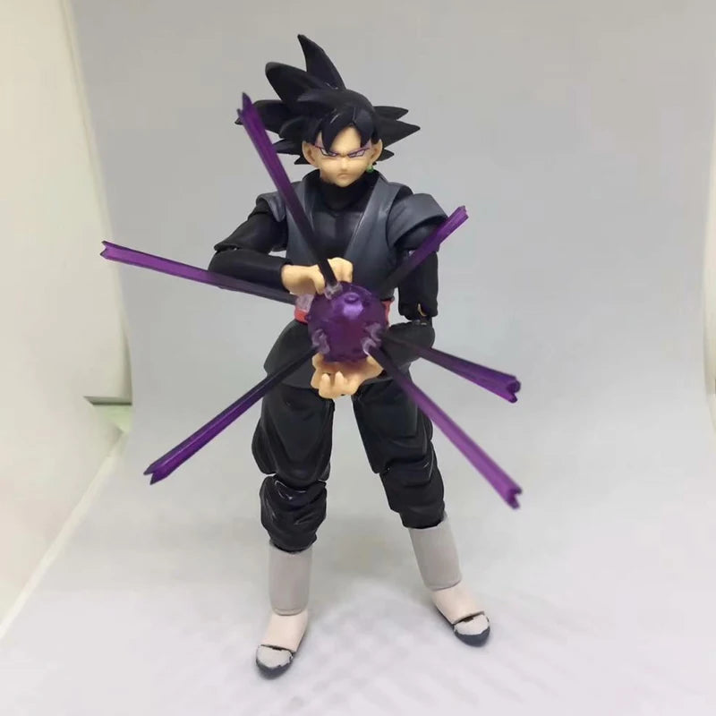 Goku Black Action Figure - Base Form & Super Saiyan Rosé Action Set