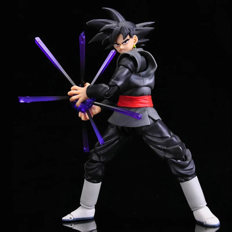 Goku Black Action Figure - Base Form & Super Saiyan Rosé Dual Set