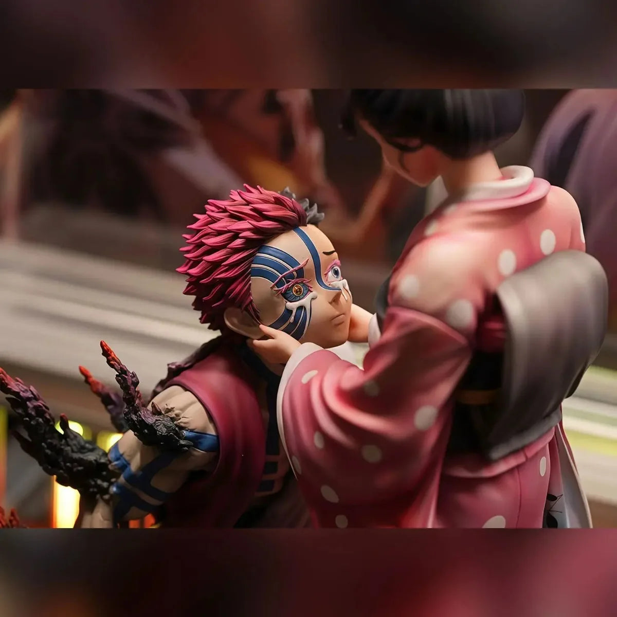 Demon Slayer Akaza & Koyuki PVC Display Statue