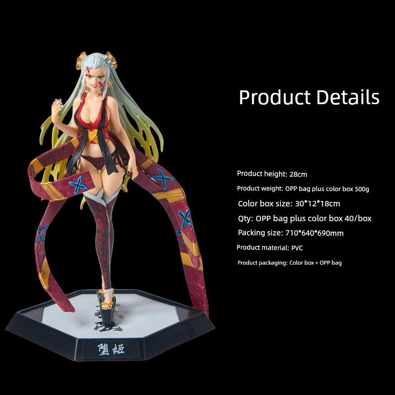 Demon Slayer Upper Rank Trio Collectible Figures – Muzan, Daki, and Gyutaro