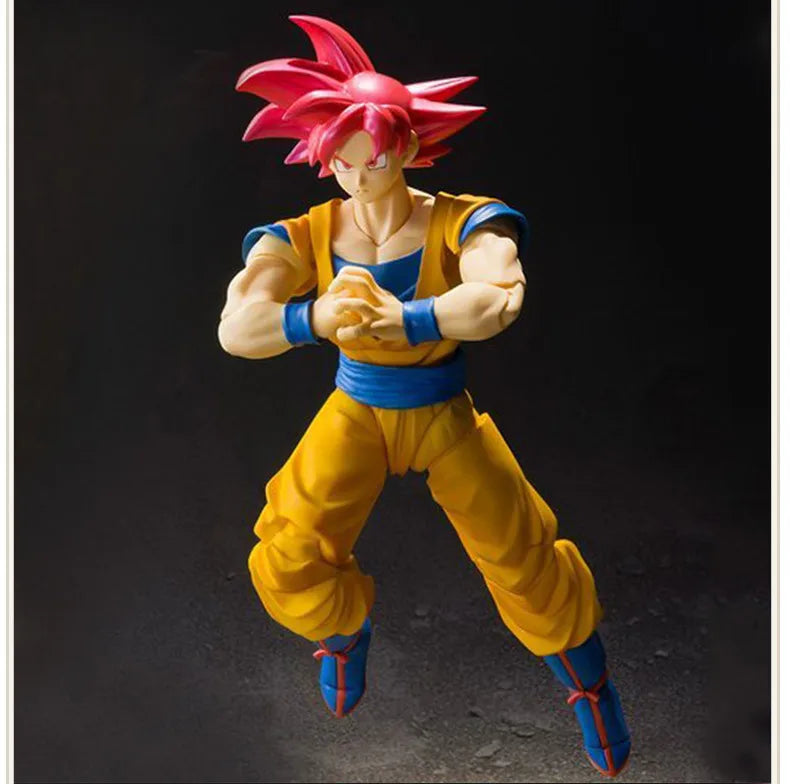 14cm Dragon Ball Black Goku Zamasu Anime Action Figure Super Saiyan Movie Version Dbz Model Multiple Accessories Toys Gifts
