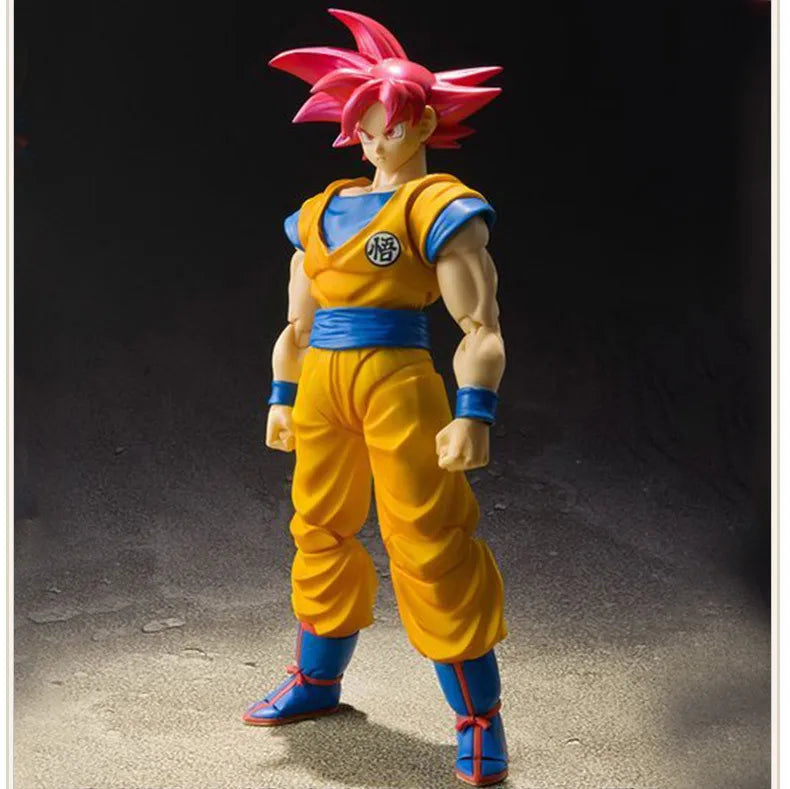 14cm Dragon Ball Black Goku Zamasu Anime Action Figure Super Saiyan Movie Version Dbz Model Multiple Accessories Toys Gifts