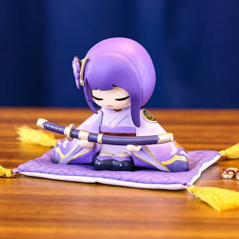 10CM Genshin Impact Beelzebul Xiao Klee Anime Figure Cute Doll Sitting Model