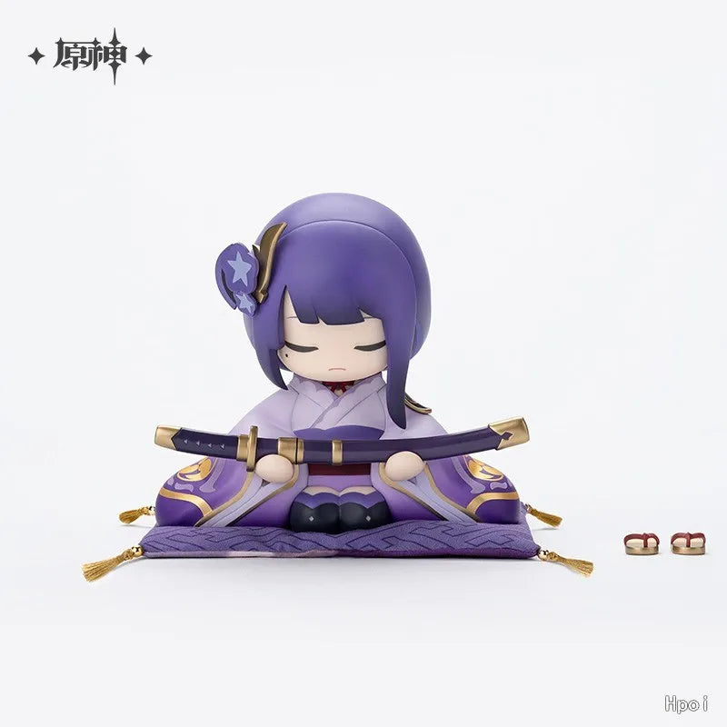 10CM Genshin Impact Beelzebul Xiao Klee Anime Figure Cute Doll Sitting Model
