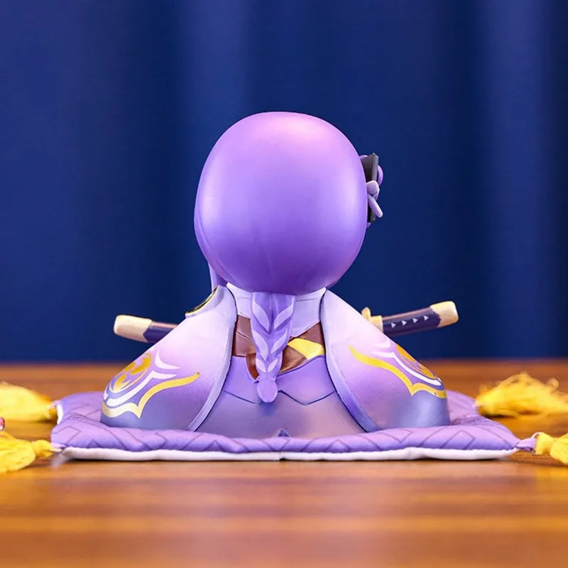 10CM Genshin Impact Beelzebul Xiao Klee Anime Figure Cute Doll Sitting Model