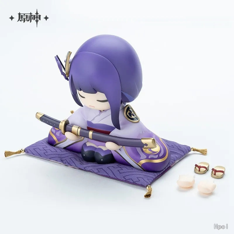 10CM Genshin Impact Beelzebul Xiao Klee Anime Figure Cute Doll Sitting Model
