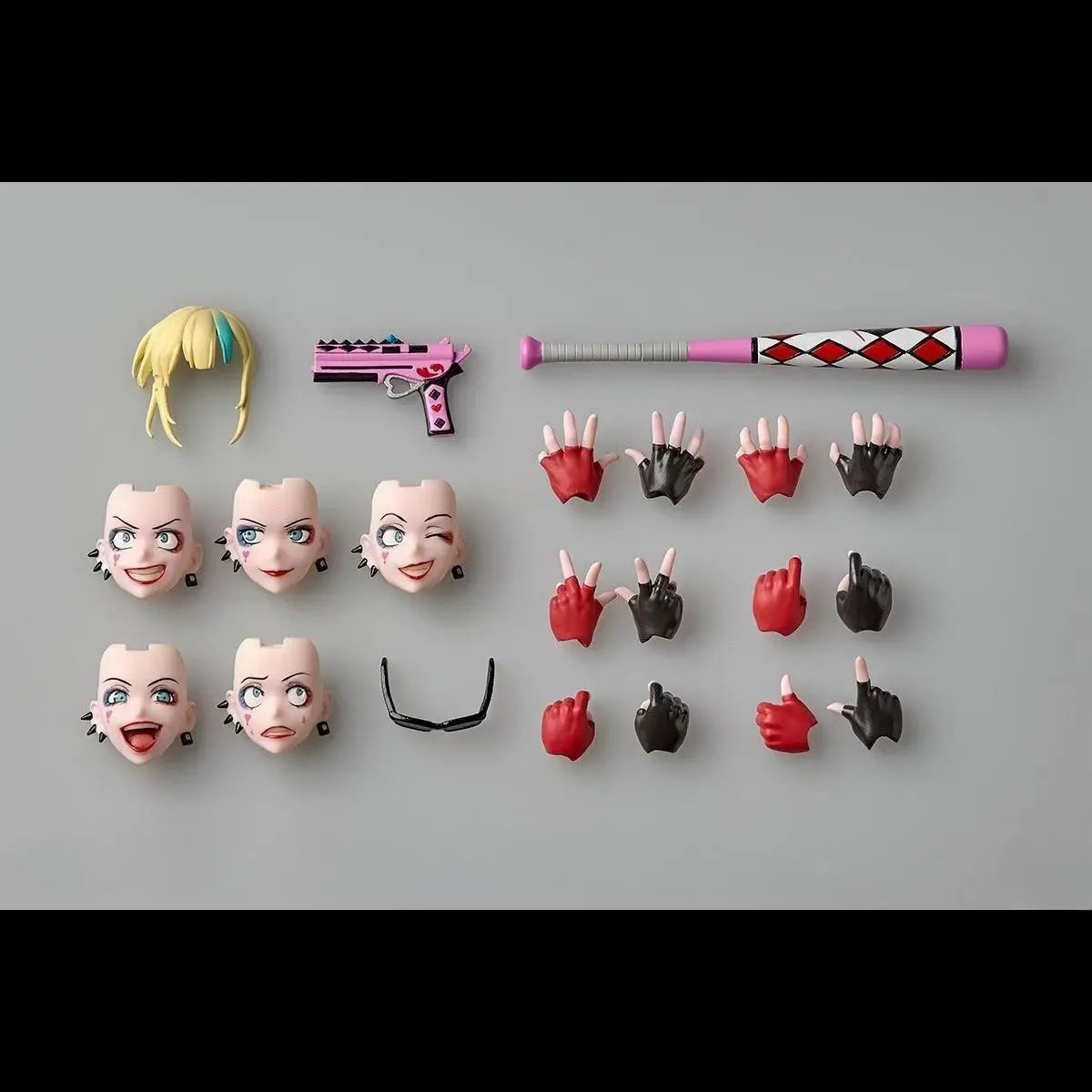 Harley Quinn Action Figure or 52-Piece Sticker Pack