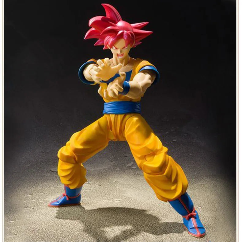14cm Dragon Ball Black Goku Zamasu Anime Action Figure Super Saiyan Movie Version Dbz Model Multiple Accessories Toys Gifts