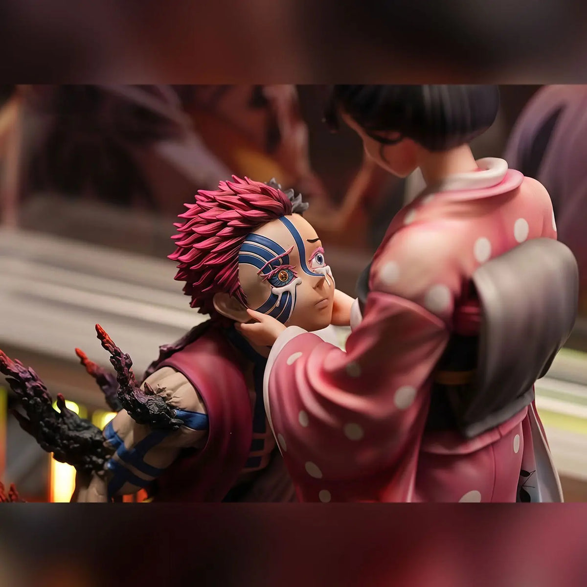 Demon Slayer Akaza & Koyuki PVC Display Statue