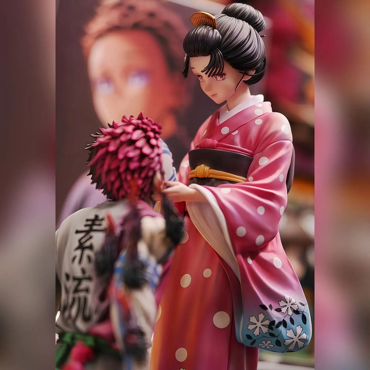 Demon Slayer Akaza & Koyuki PVC Display Statue