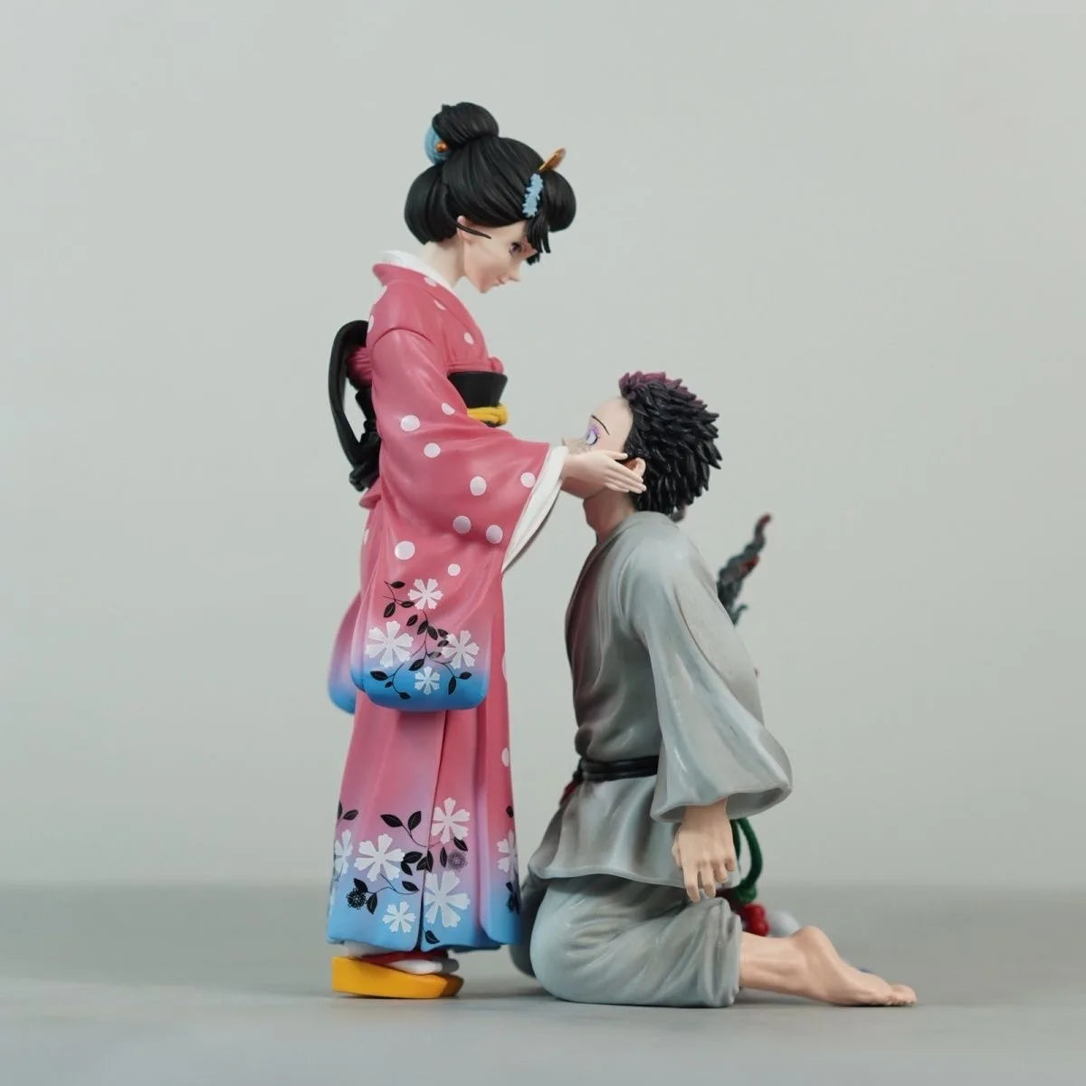 Demon Slayer Akaza & Koyuki PVC Display Statue